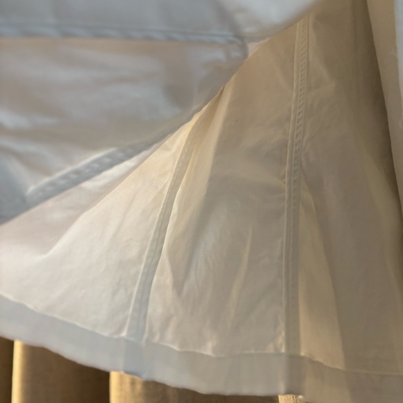 Christopher Banks Button White Jacket w/ Navy Buttons, Stretch  Pockets. Size L - Picture 5 of 10